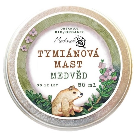 Medarek | Bio Tymiánová mast - Medvěd - 15 ml, 50 ml Obsah: 50 ml