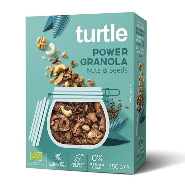Turtle | Bio Granola - Nuts and Seeds - 350 g