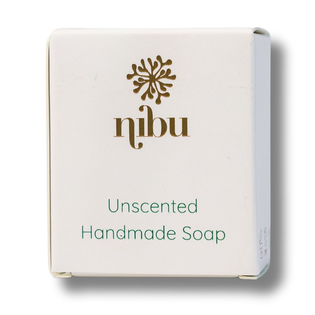 Nibu Naturals | Kompaktní tuhé mýdlo - Bez parfemace - 50 g