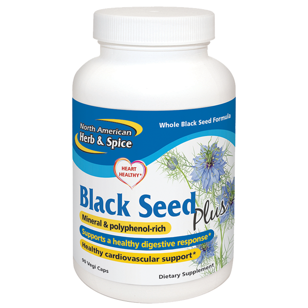 North American Herb & Spice | Sušené byliny kapsle - Black seed Plus - 90 ks