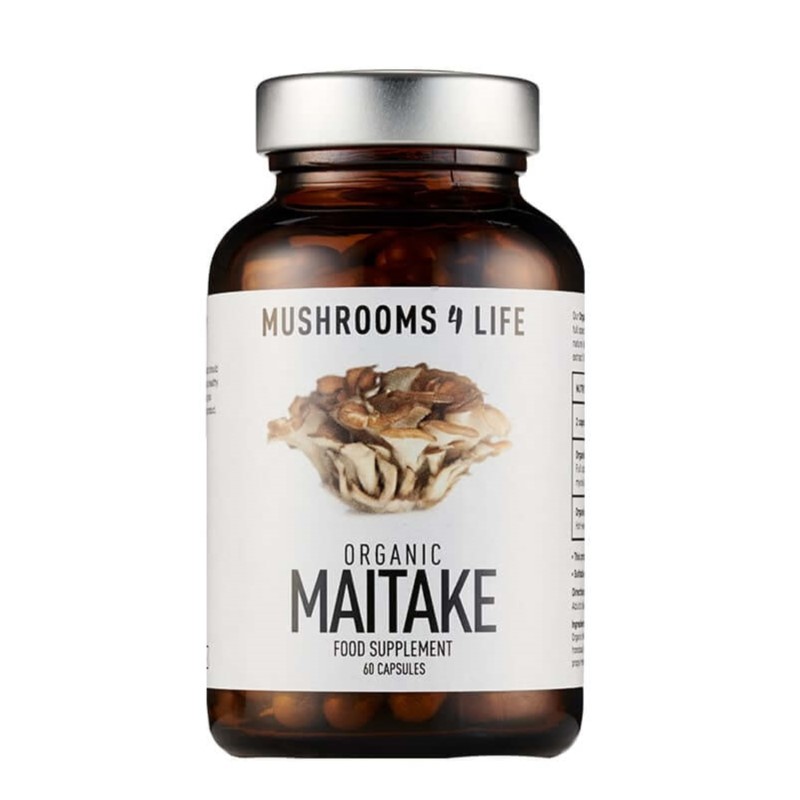 Mushrooms4Life | Trsnatec lupenitý kapsle - Maitake - 60 ks
