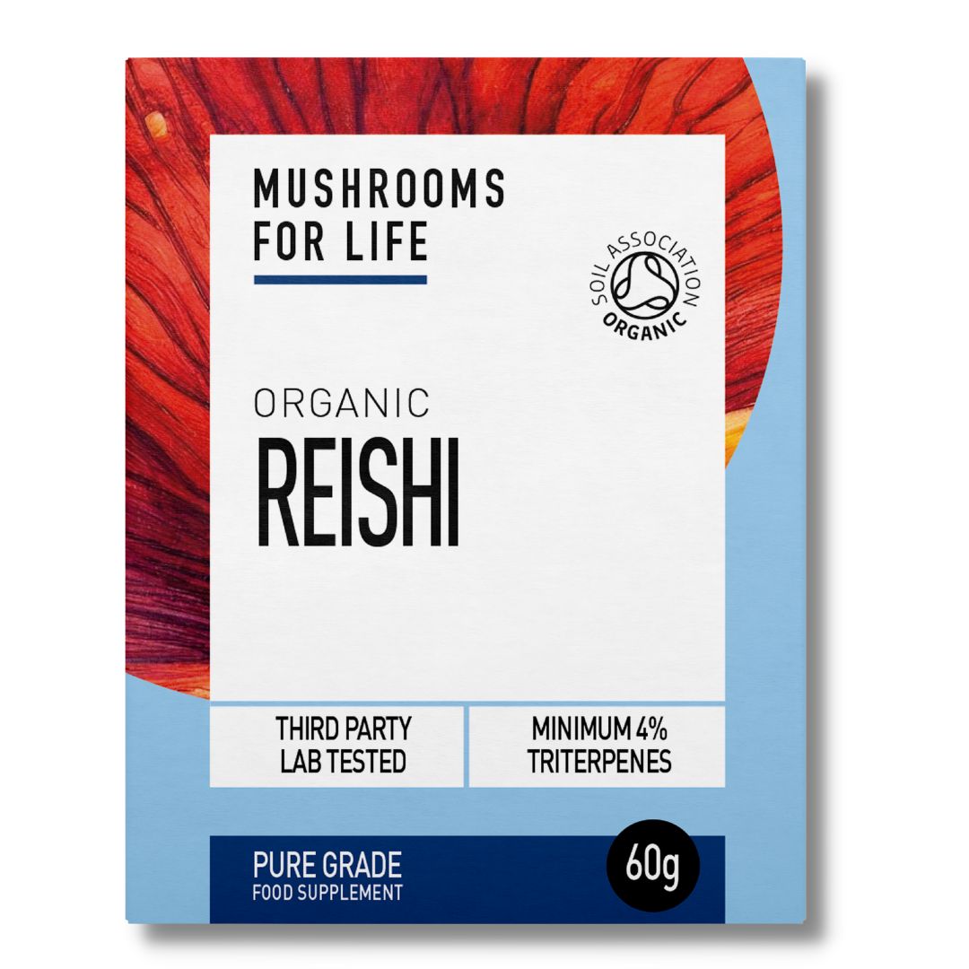 Mushrooms4Life | Bio Reishi (Lesklokorka lesklá) prášek - 60 g