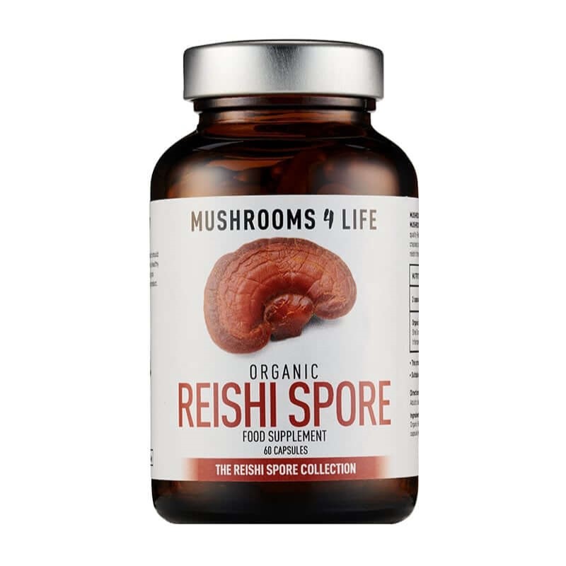 Mushrooms4Life | Bio Reishi Spóry ( Lesklokorka lesklá) - 60 ks