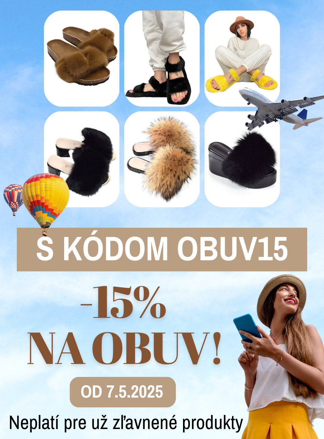 Akcia -15% na obuv!
