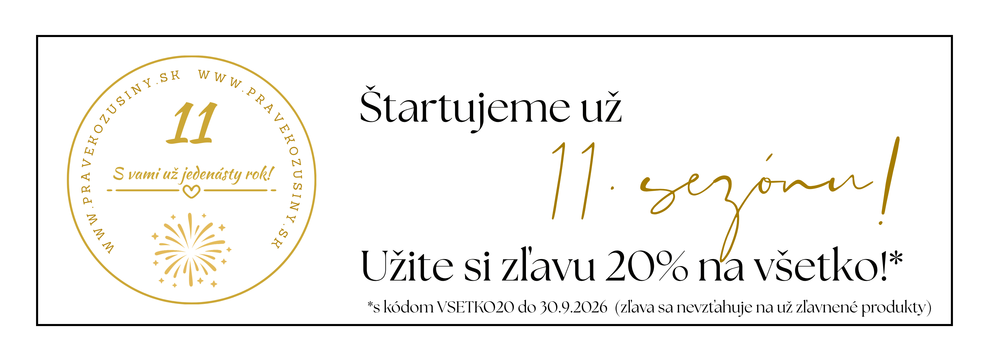 Štartujeme 11. sezónu!