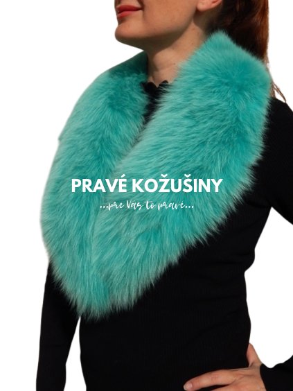 damsky kozusinovy golier