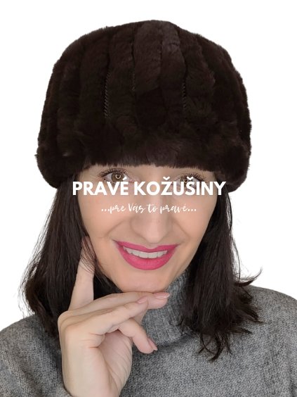 Tmavohnedá čelenka a nákrčník v jednom, S43