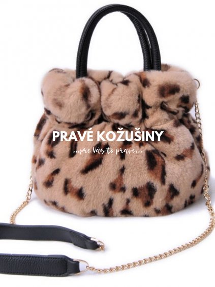 animal print kabelka