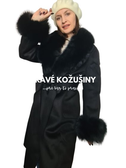 damsky kabat cierny