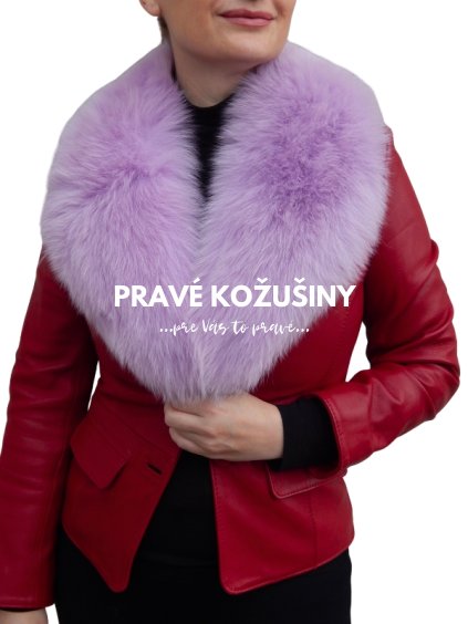 damsky kozusinovy golier