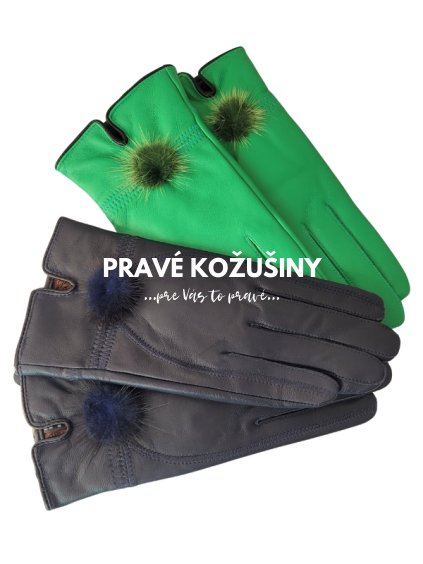 damske rukavice z pravej koze