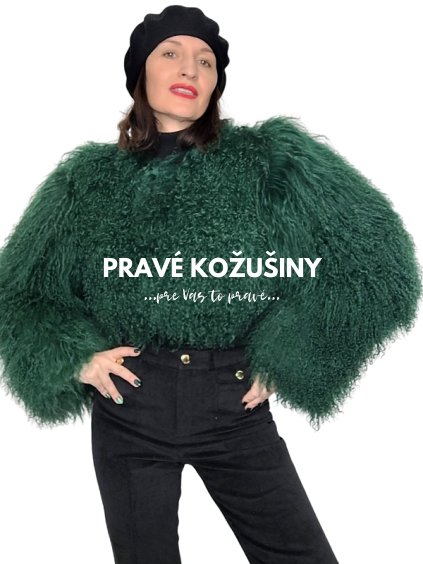 kratke bolerko z mongolskej ovce