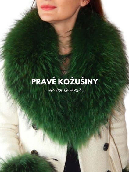 damsky kozusinovy golier