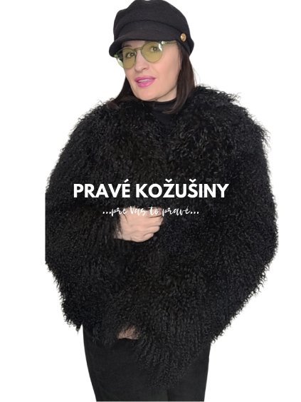 cierny kozuch z mongolskej ovce