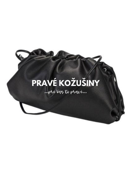 cierna damska kozena kabelka