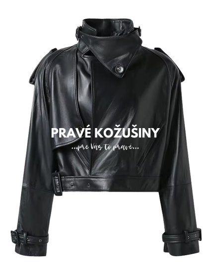 cierna kozena bunda