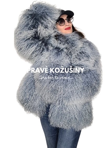 damsky kozuch z mongolskej ovce