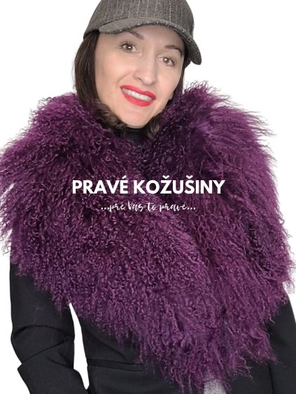 golier z pravej mongolskej ovce