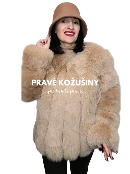 damsky kozuch z pravej lisky