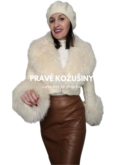 damsky kabatik s kozusinou