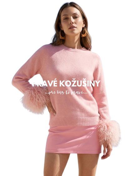 damsky pulover ruzovy