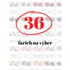 36 farieb na vyber