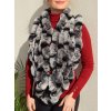 Cyklický šál z pravého králika, S7S09