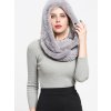 2v1 - úpletová čiapka a šál z králika, C7S51