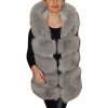 Vesta SONJA z pravej líšky, s kapucňou, V7S03