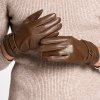 Pánske kožené rukavice, hnedé, RP10