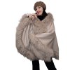 Vlnená pelerínka s kapucňou a mongolskou ovcou, Pe27