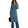 denimovy trenchcoat