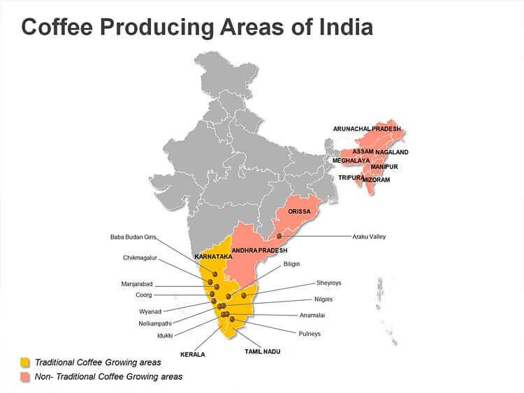 coffee-productio-areas-of-india