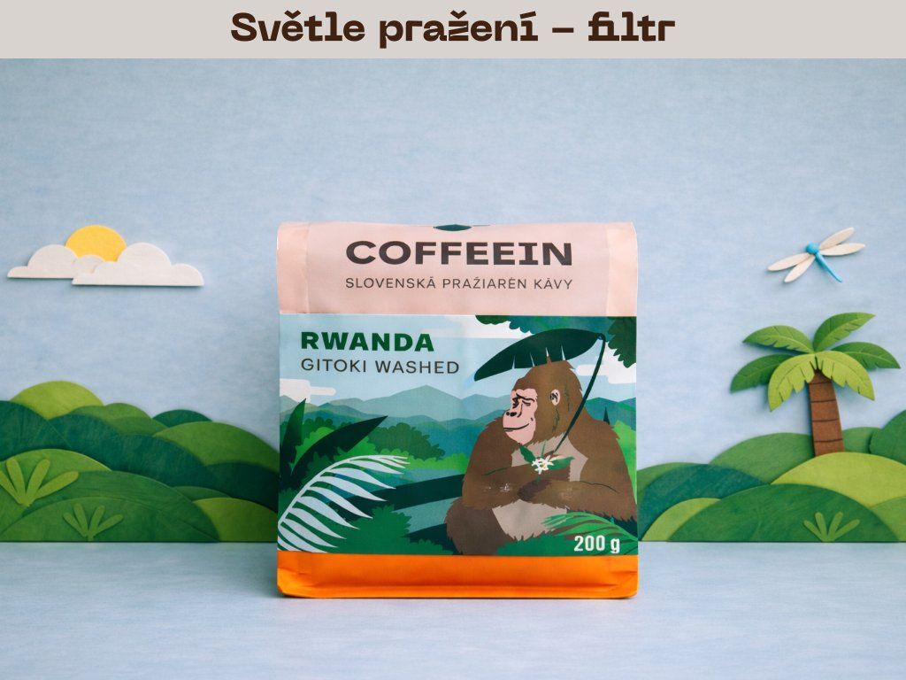 Rwanda Gitoki washed Svetle prazeni fotka produktu