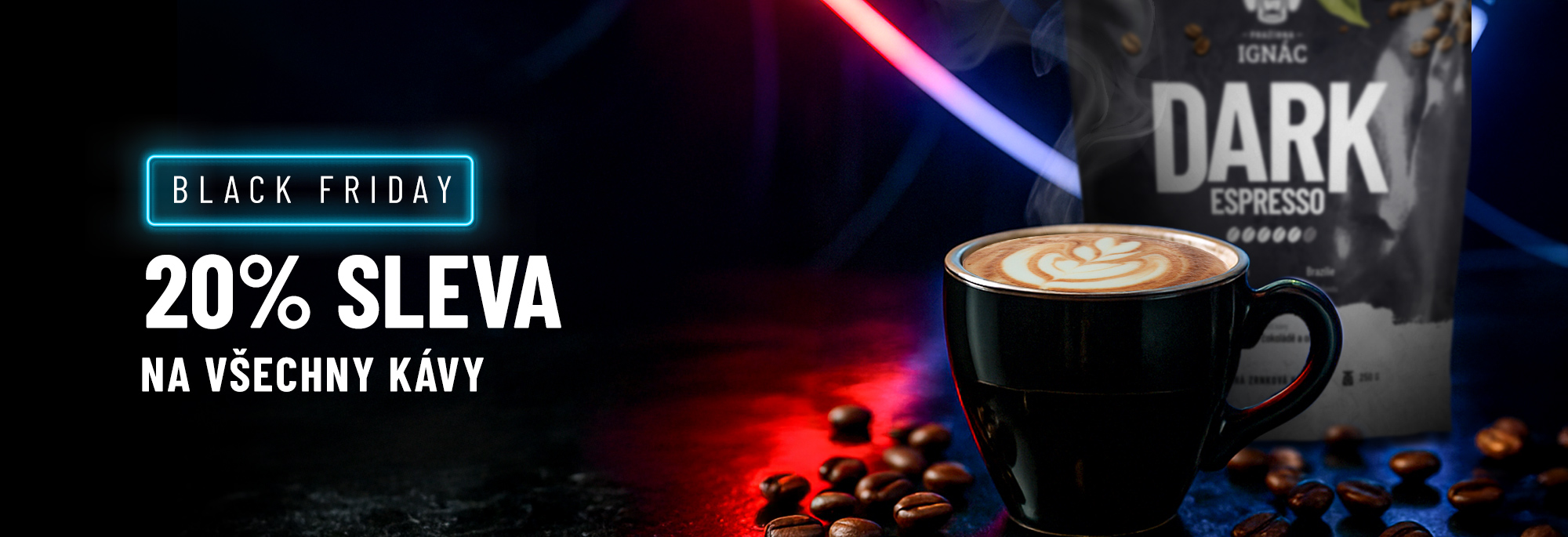 Black Friday - sleva 20% na kávu