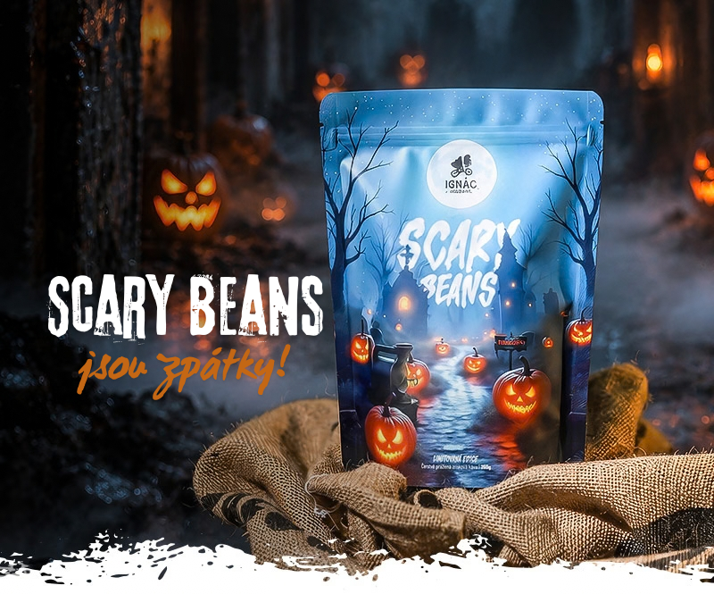 Scary beans limitovaná edice kávy