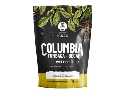 Ignác DECAF Tumbaga čerstvě pražená káva bez kofeinu