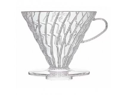 Hario plastový dripper V60-03 čirý