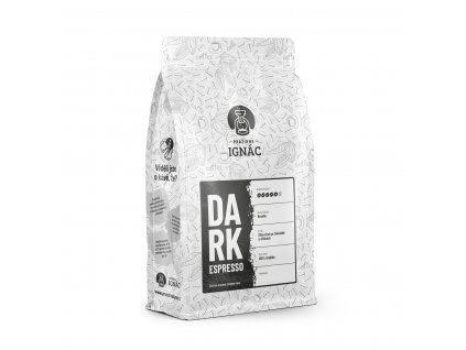 Čerstvě pražená káva Espresso DARK , tmavě pražená v pražírně Ignác