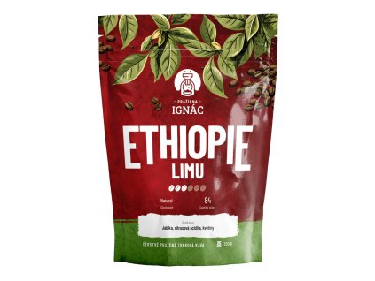 Ignác Ethiopie Limu čerstvě pražená káva