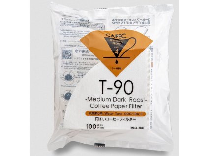 Cafec papírové filtry Medium Dark Roast, vel 02, 100 ks
