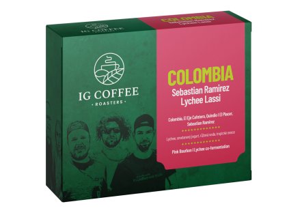 IG coffee roasters Kolumbie Sebastian Ramirez Lychee Lassi