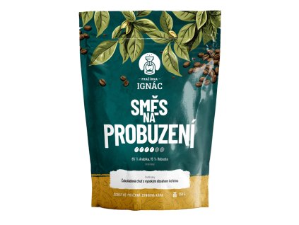 Čerstvě pražená káva Směs na probuzení, středně pražená v pražírně Ignác