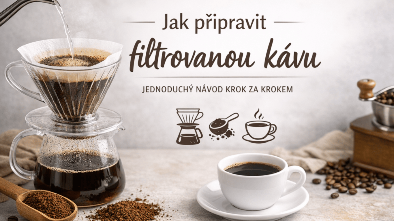 Jak připravit filtrovanou kávu