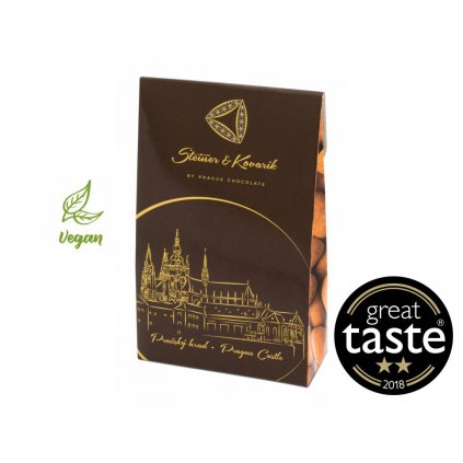 Almonds in Dark Chocolate with Cinnamon, 100 g dragees