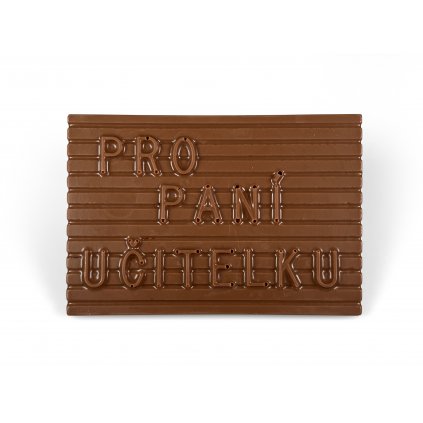 Čokoláda Pro paní učitelku mléčná, 80g