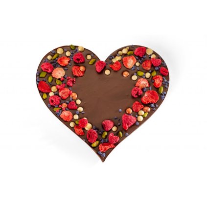 2 Large Dark Chocolate Heart for a special price, 1000g