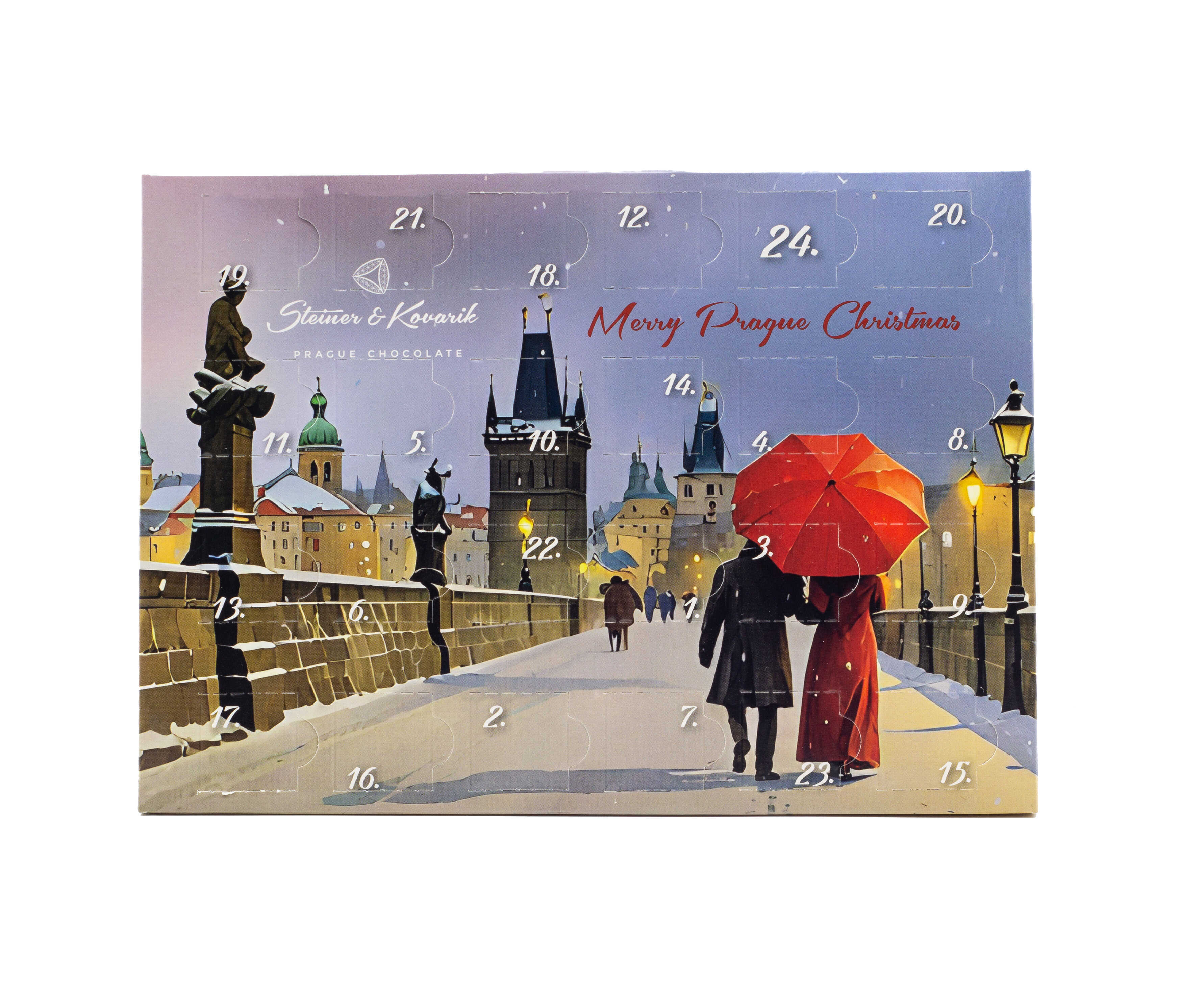Čokoládový adventní kalendář A5, 60g