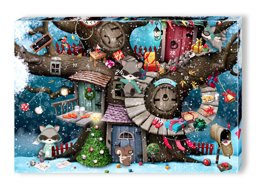 Čokoládový adventní kalendář, 60g