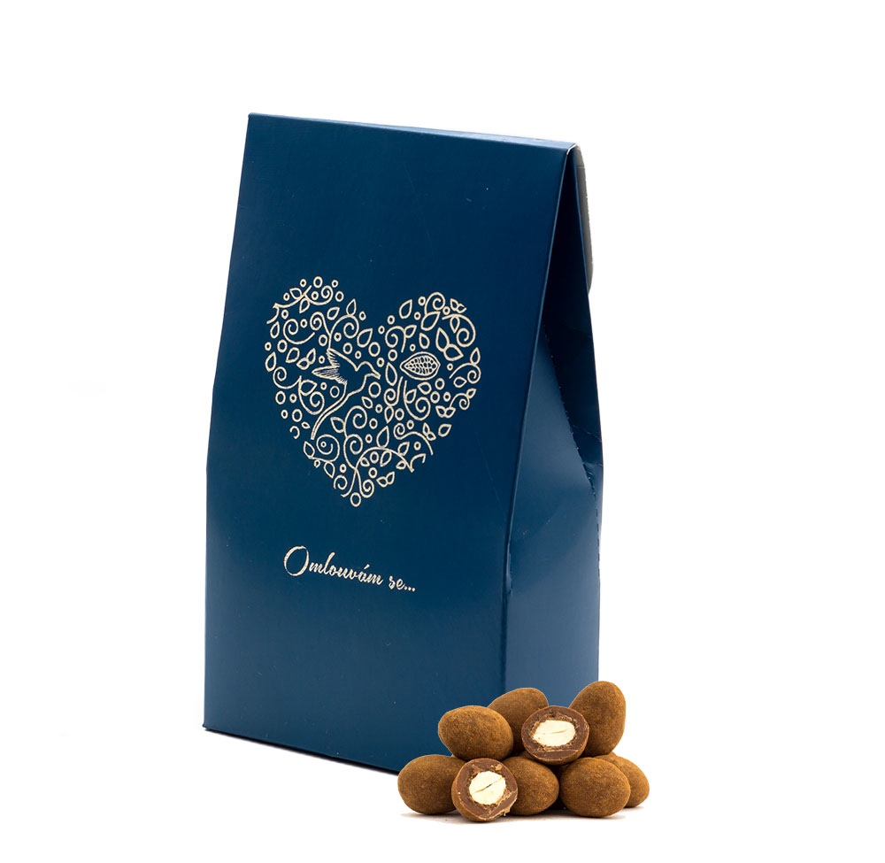 Dárková taštička s věnováním, petrolejová, 90g